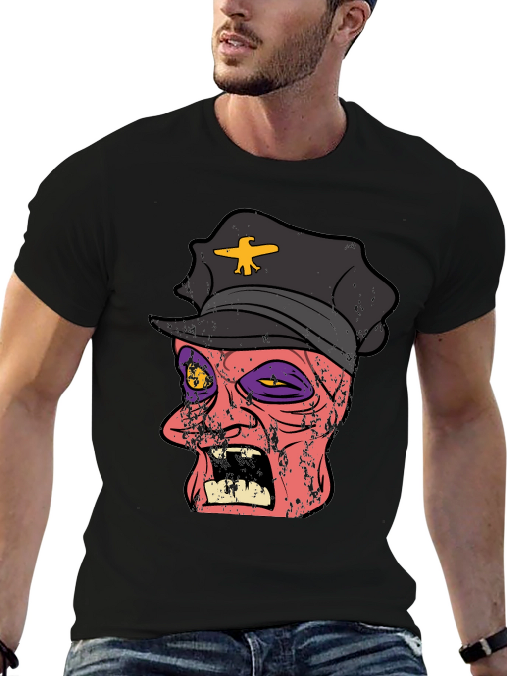 Zombie Police Officer T-Shirt