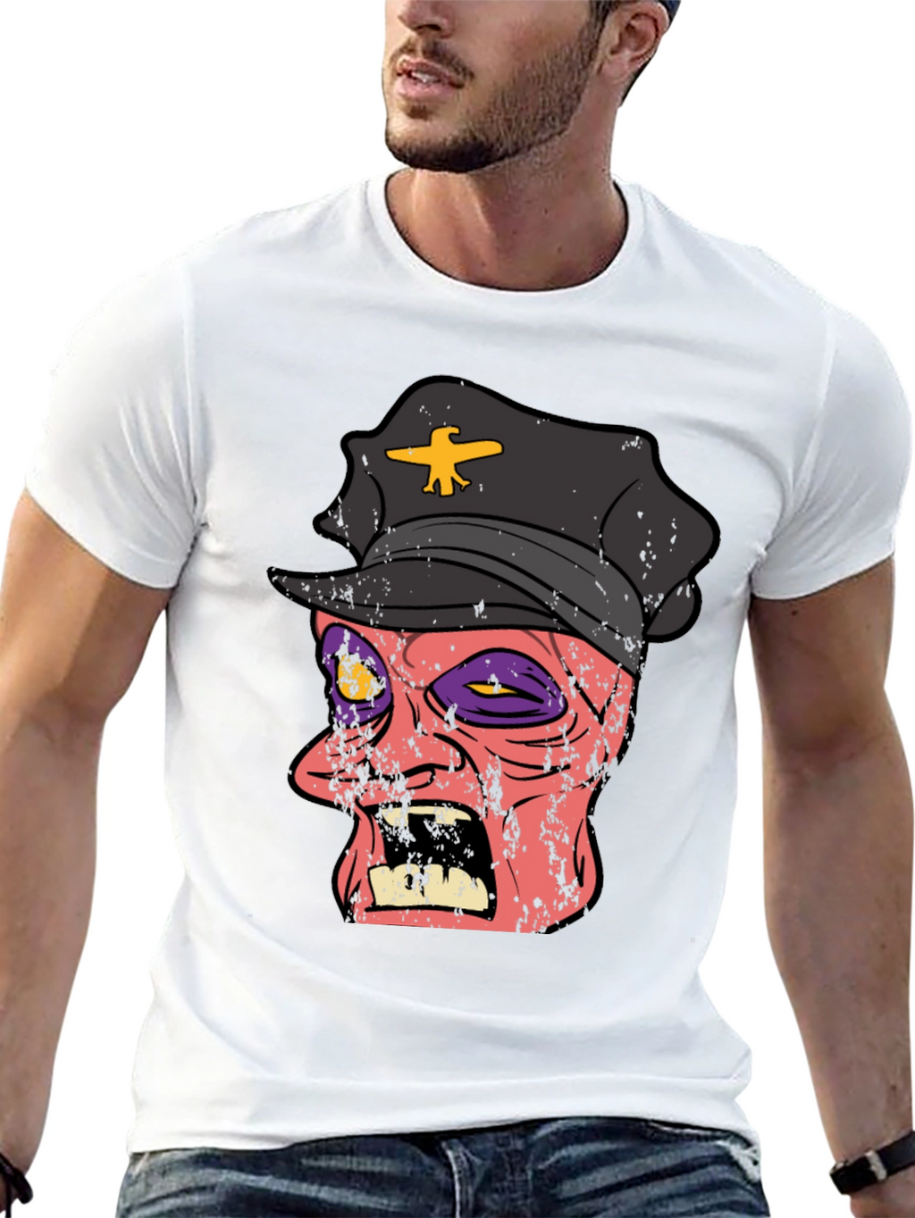 Zombie Police Officer T-Shirt
