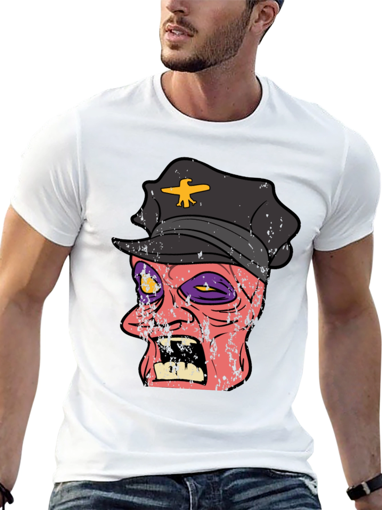 Zombie Police Officer T-Shirt