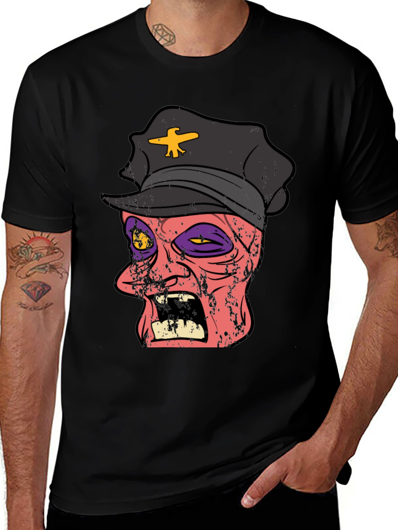 Zombie Police Officer T-Shirt