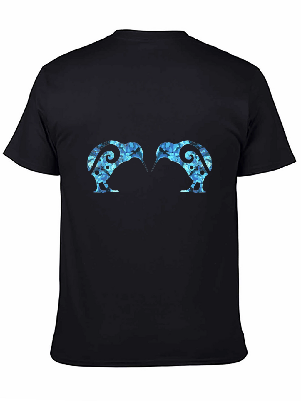 Kiwi Bird Graphic Black T-Shirt