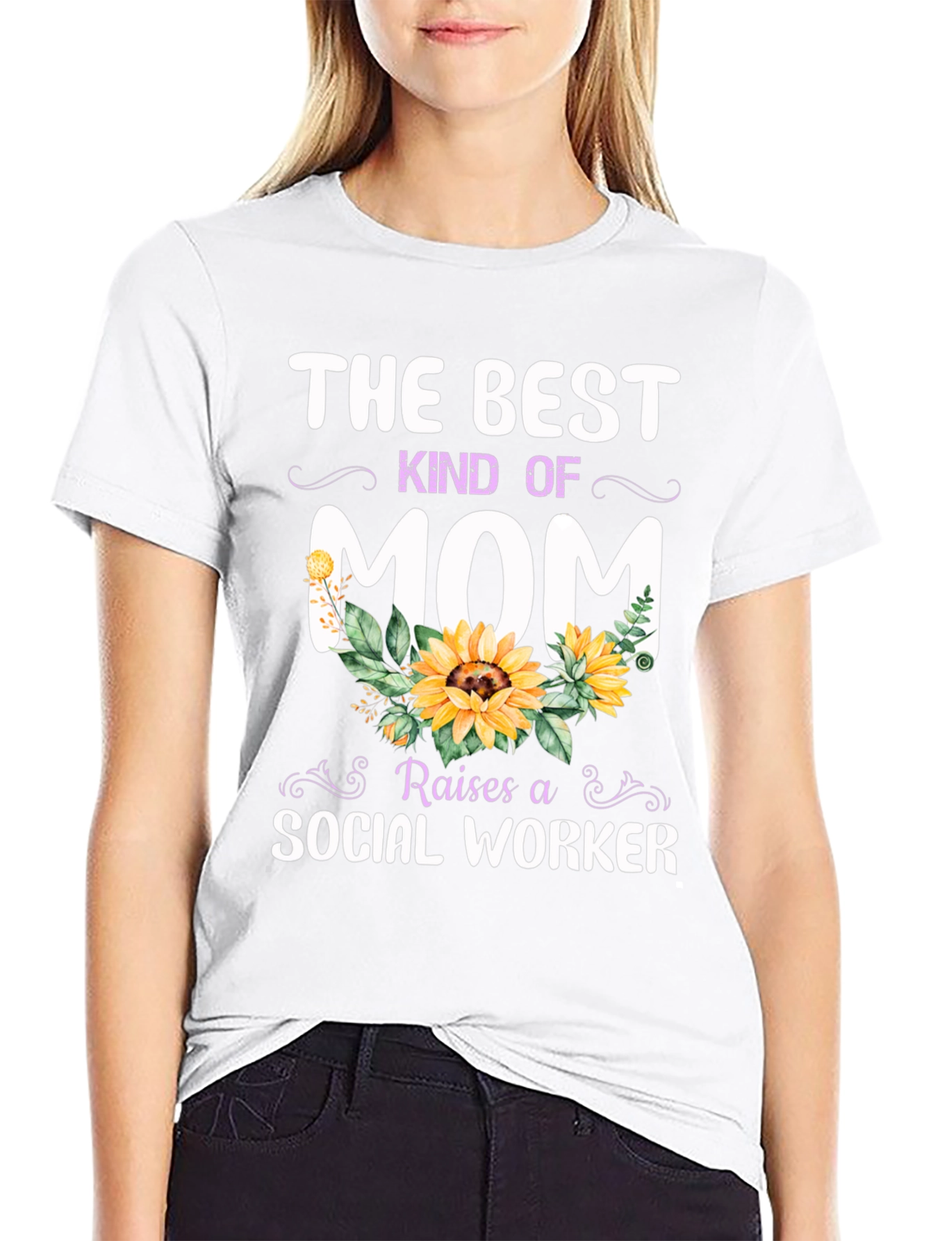 Best Kind of Mom Social Worker T-Shirt