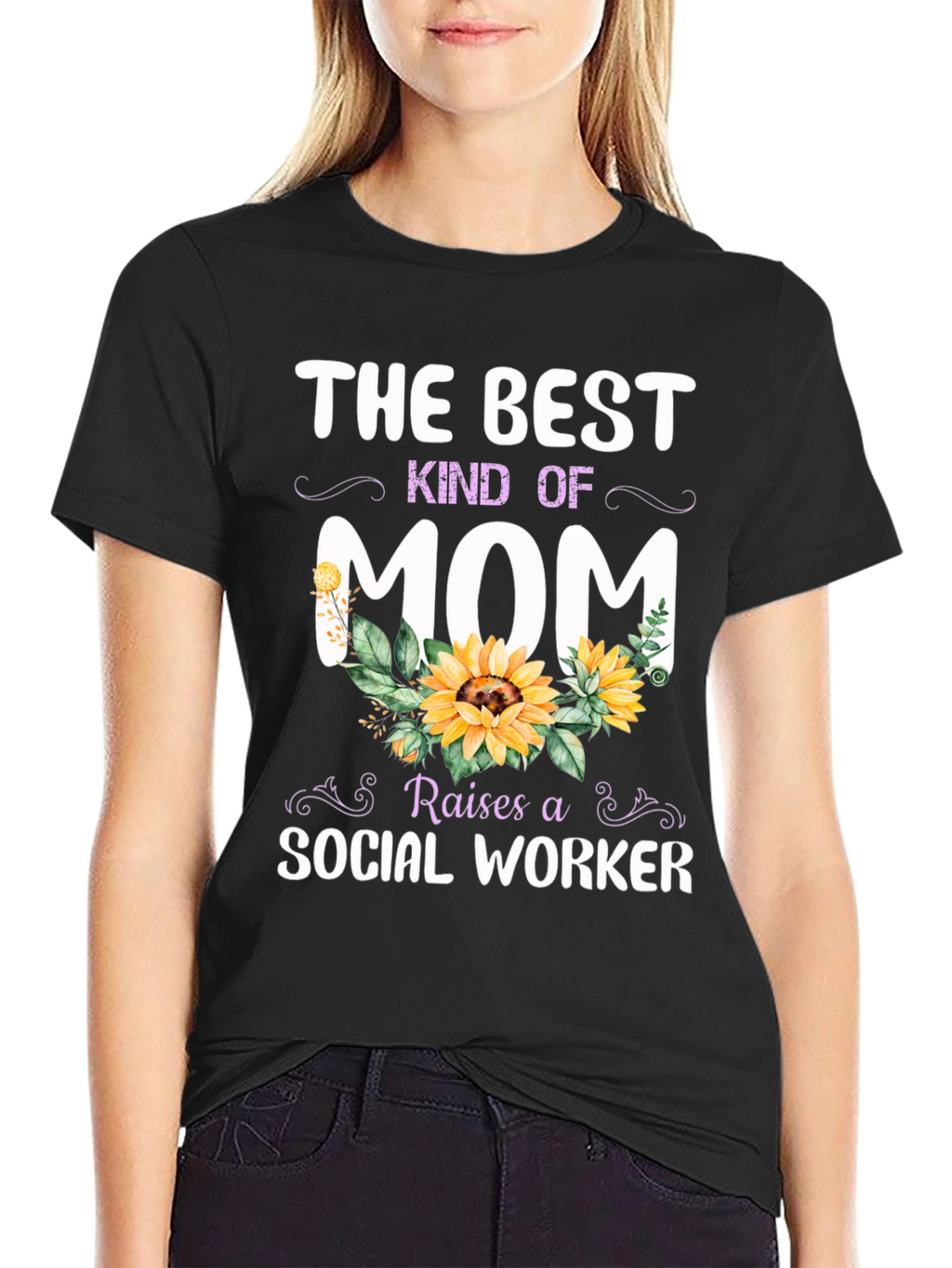 Best Kind of Mom Social Worker T-Shirt