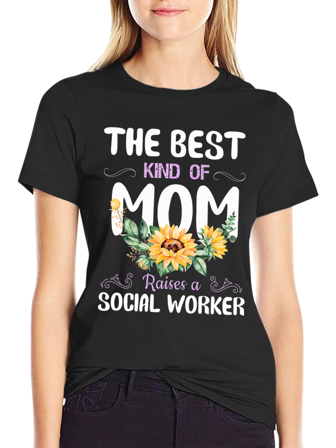 Best Kind of Mom Social Worker T-Shirt