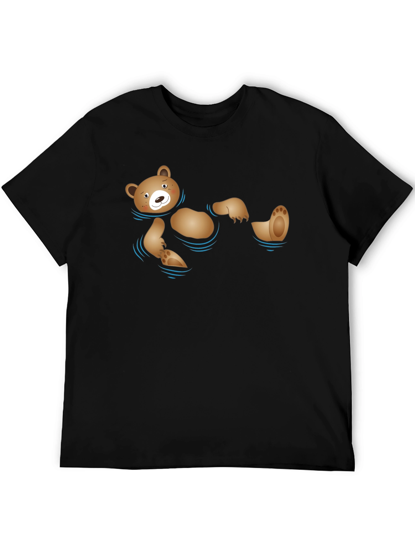 Floating Bear Graphic Tee - Comfy Cotton Shirt