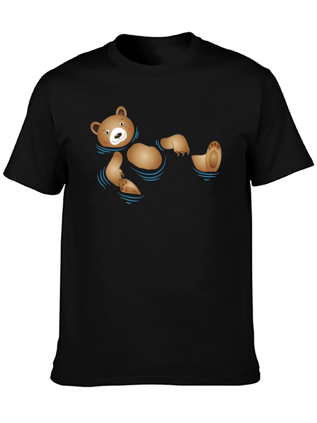 Floating Bear Graphic Tee - Comfy Cotton Shirt