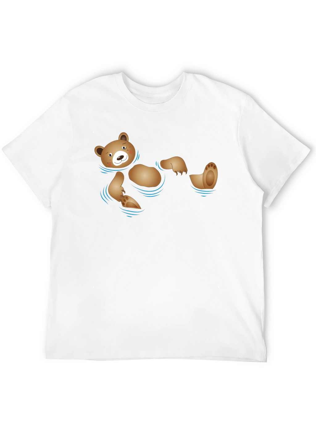 Floating Bear Graphic Tee - Comfy Cotton Shirt