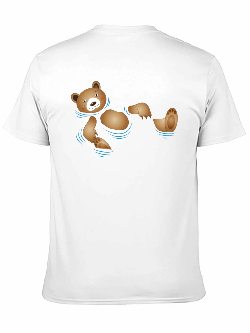 Floating Bear Graphic Tee - Comfy Cotton Shirt