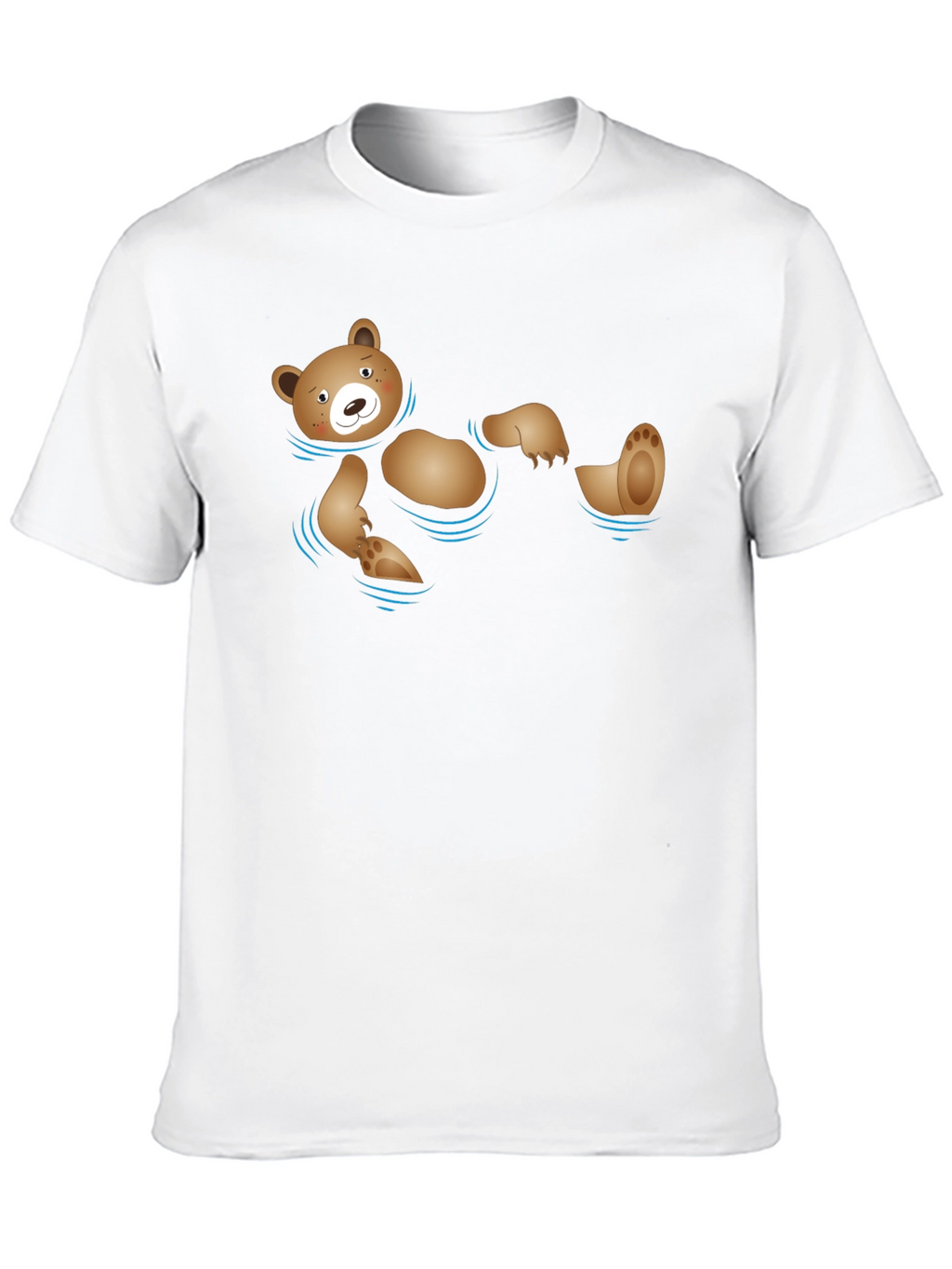 Floating Bear Graphic Tee - Comfy Cotton Shirt