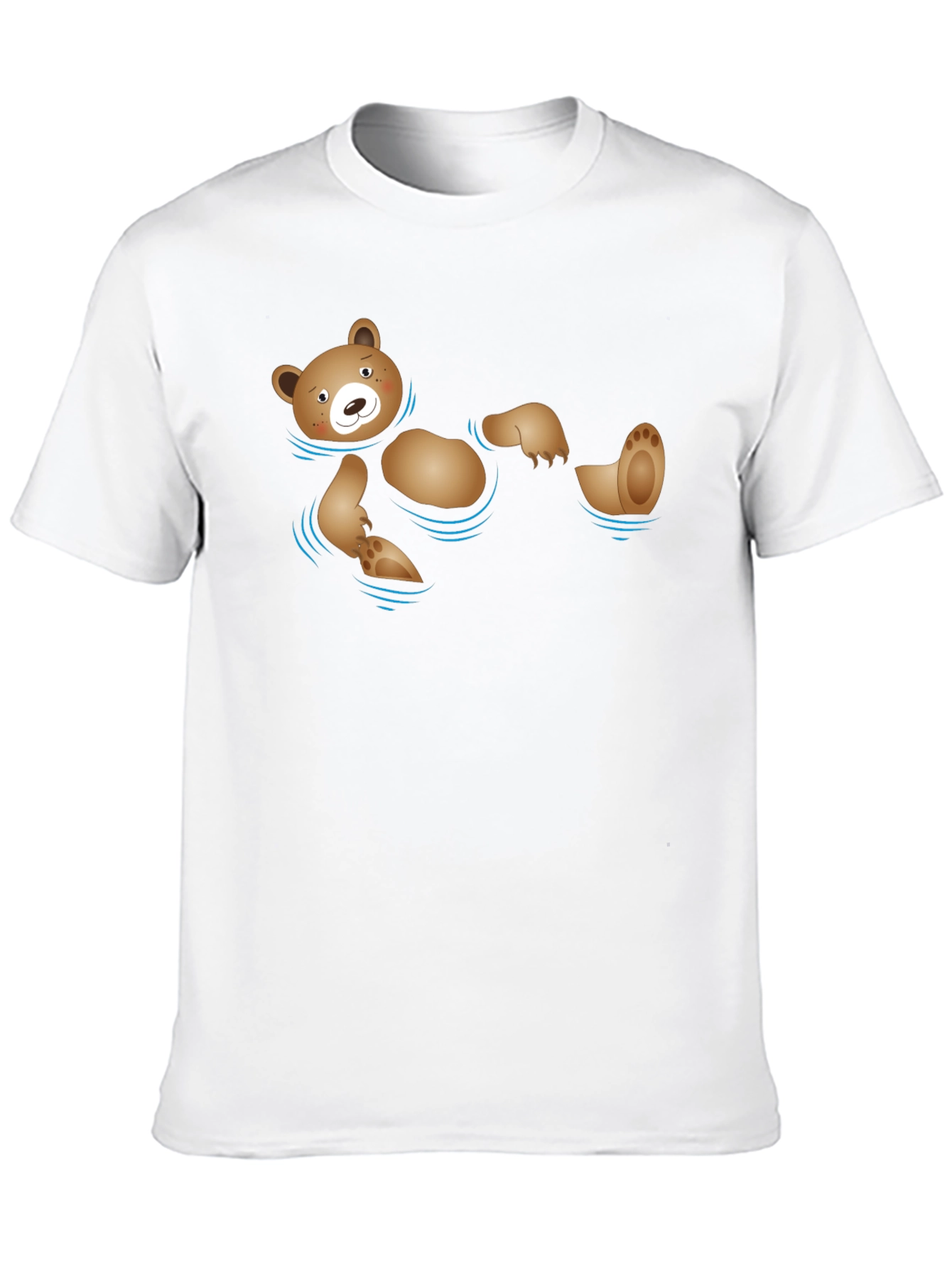Floating Bear Graphic Tee - Comfy Cotton Shirt