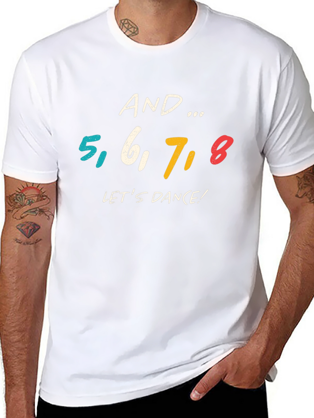 And 5 6 7 8 Lets Dance! Graphic T-Shirt