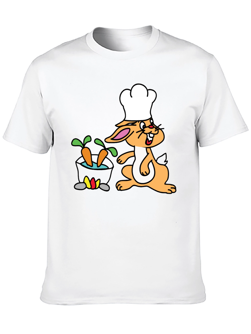 Chef Bunny T-Shirt - Cook Carrot Stew Funny Tee