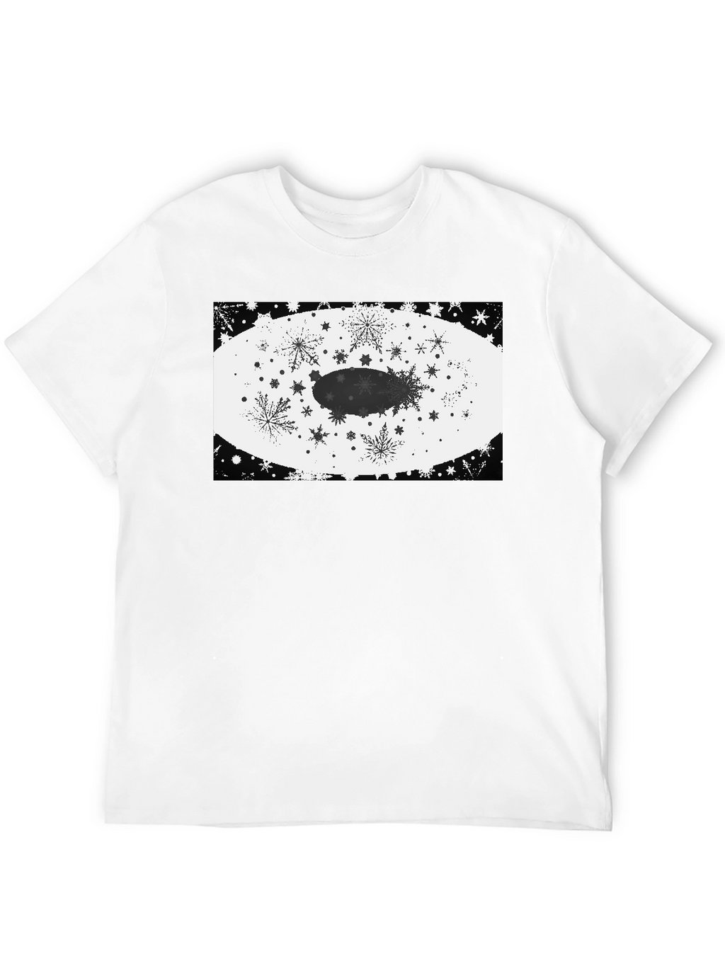 Snowflake Zeppelin Graphic Tee - Stylish Cotton Shirt