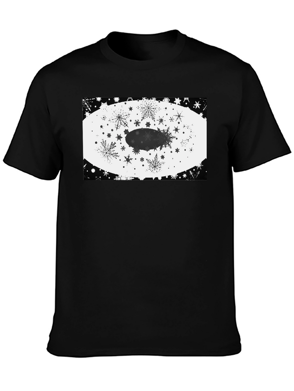 Snowflake Zeppelin Graphic Tee - Stylish Cotton Shirt