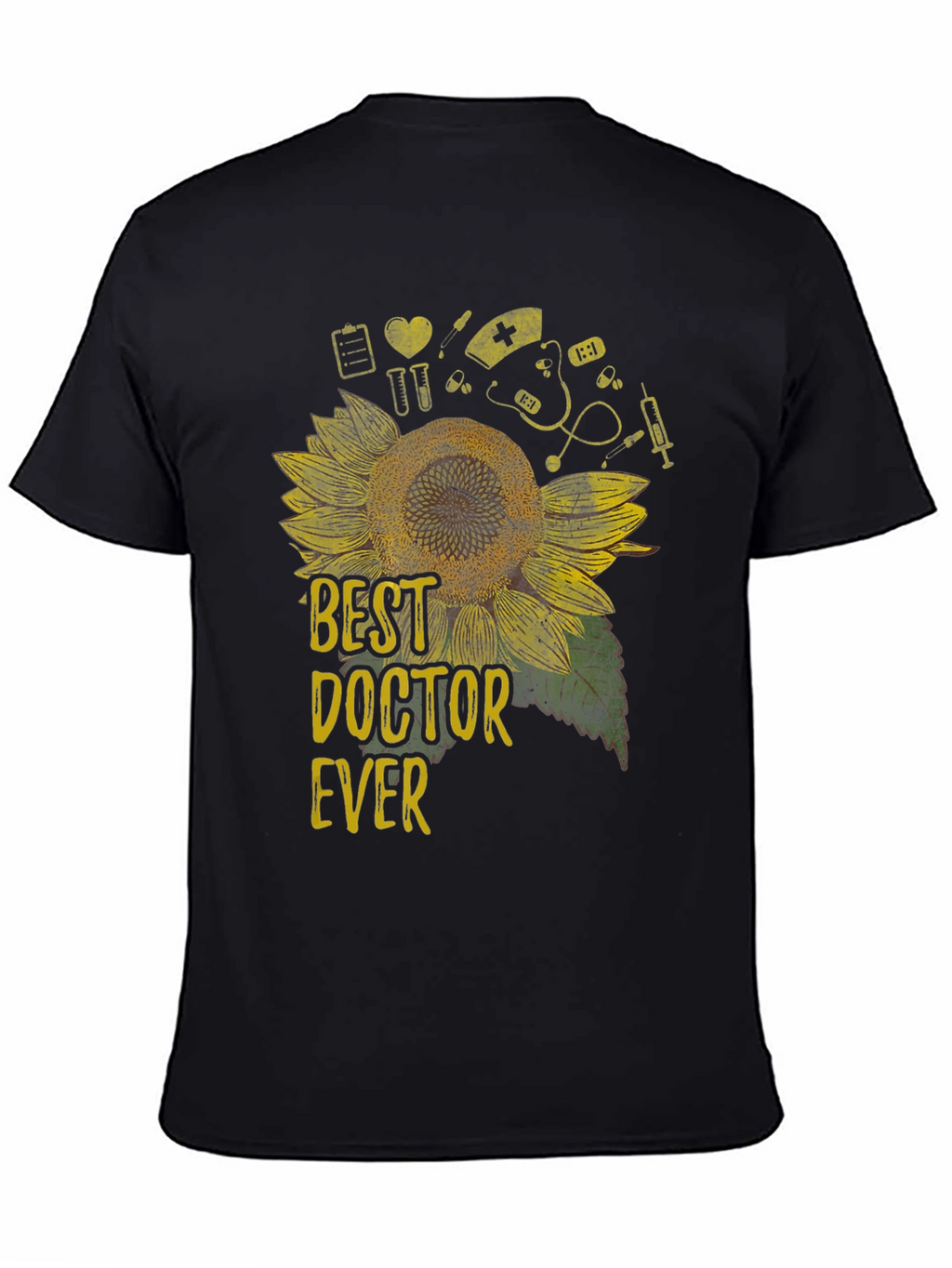 Best Doctor Ever Sunflower Graphic Tee