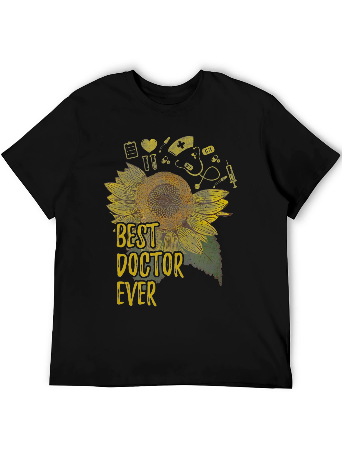 Best Doctor Ever Sunflower Graphic Tee