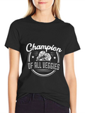 Champion Of All Veggies Graphic T-Shirt