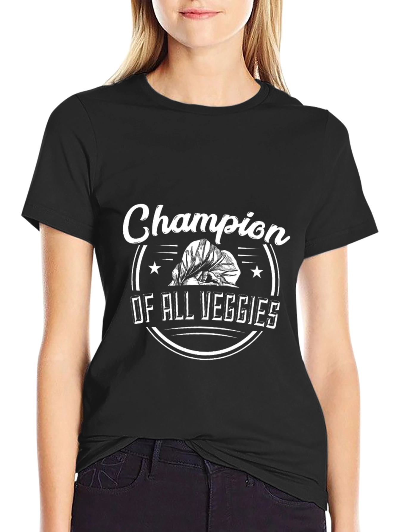 Champion Of All Veggies Graphic T-Shirt