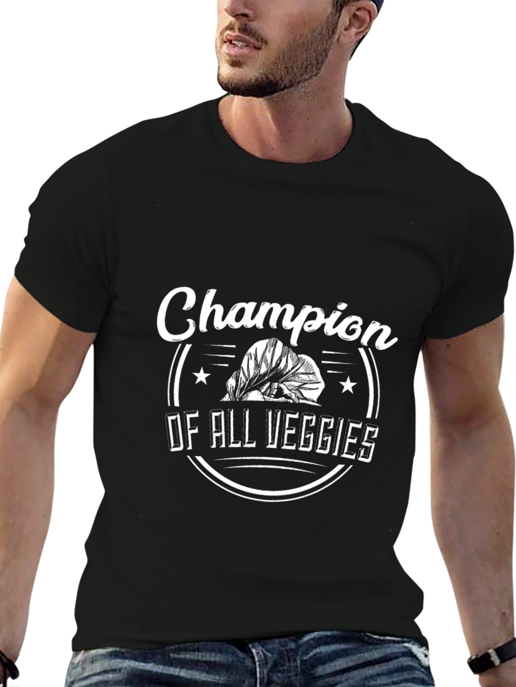 Champion Of All Veggies Graphic T-Shirt