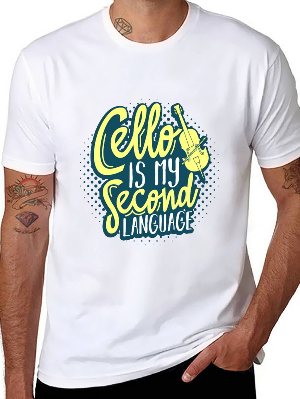 Cello is My Second Language T-Shirt