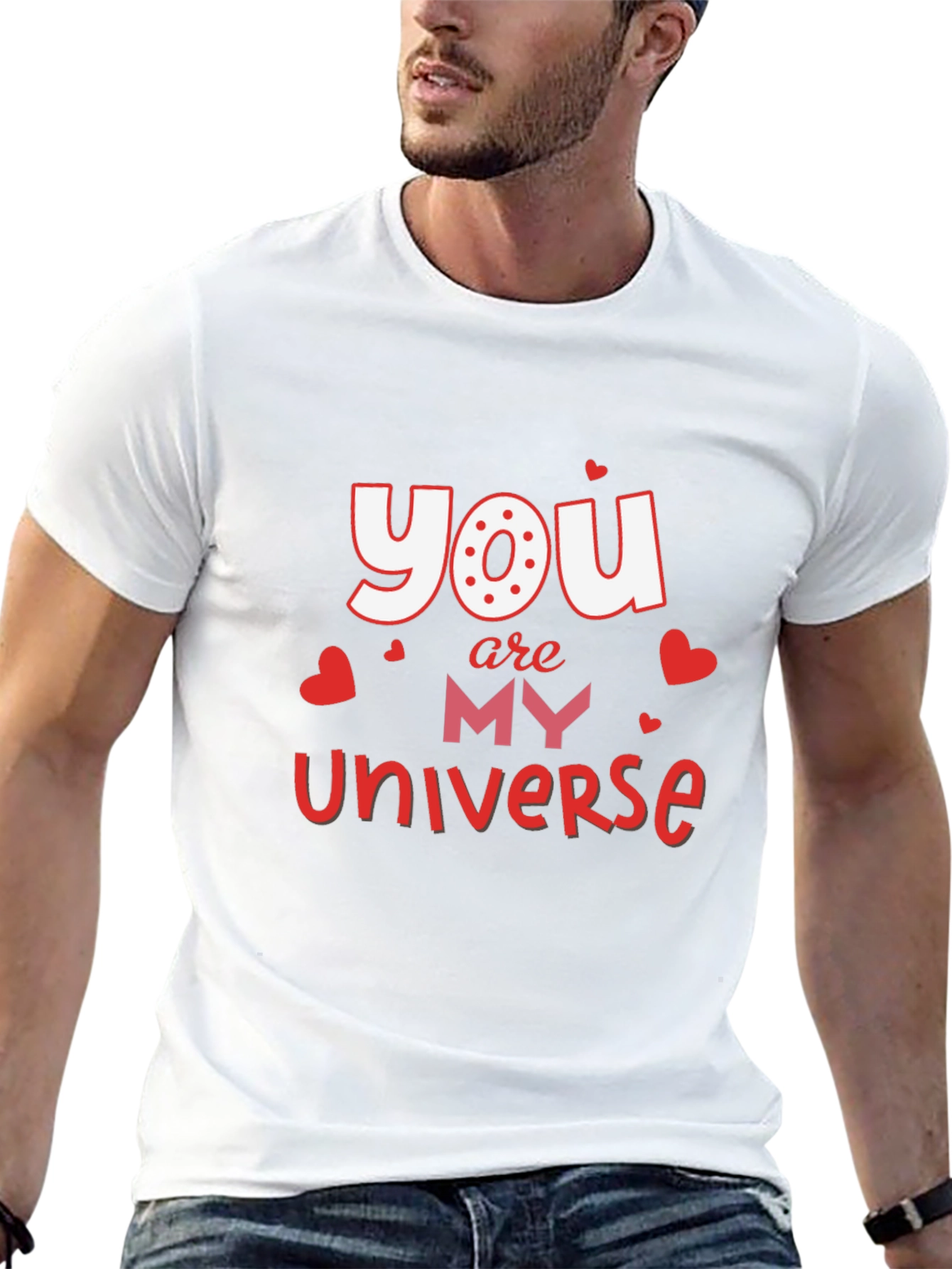 You Are My Universe Valentines Day T-Shirt