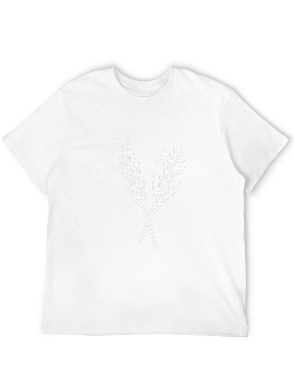 Wheat Graphic T-Shirt - Classic Black Cotton Tee