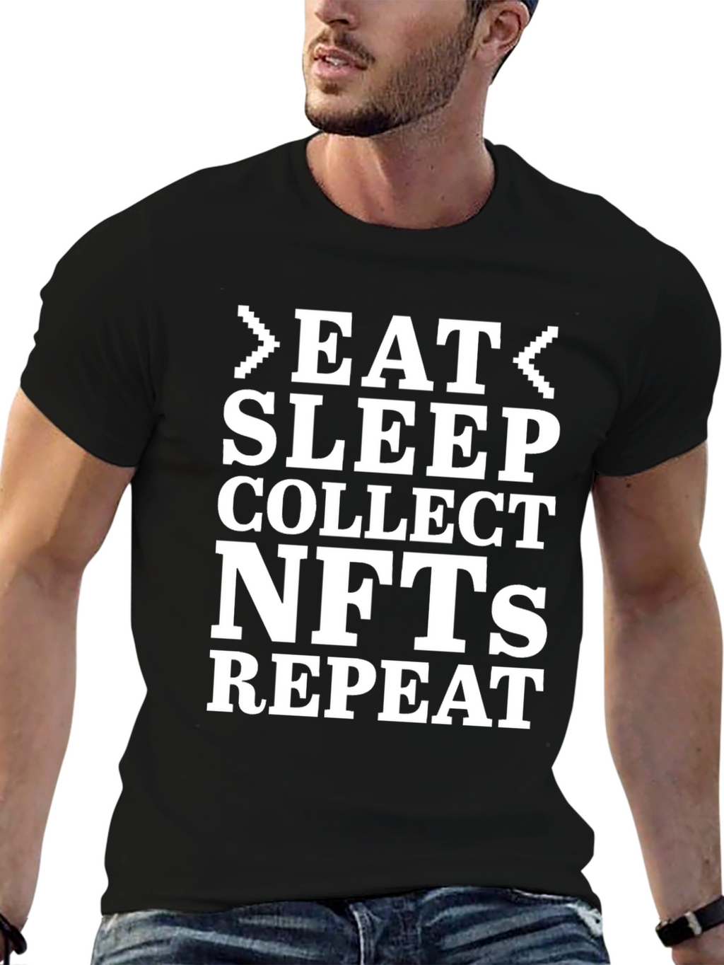 Eat Sleep Collect NFTs Repeat T-Shirt