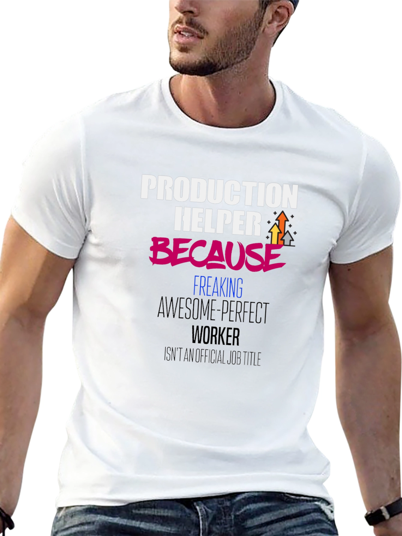 Production Helper Funny Graphic T-Shirt