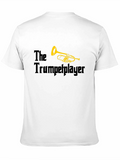 The Trumpet Player Black T-Shirt