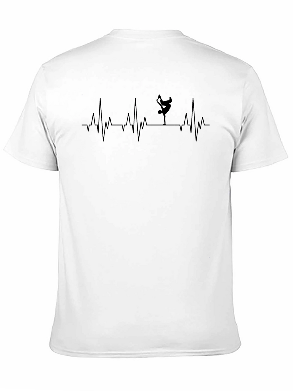 B-Boy Heartbeat T-Shirt - Black Hip Hop Tee