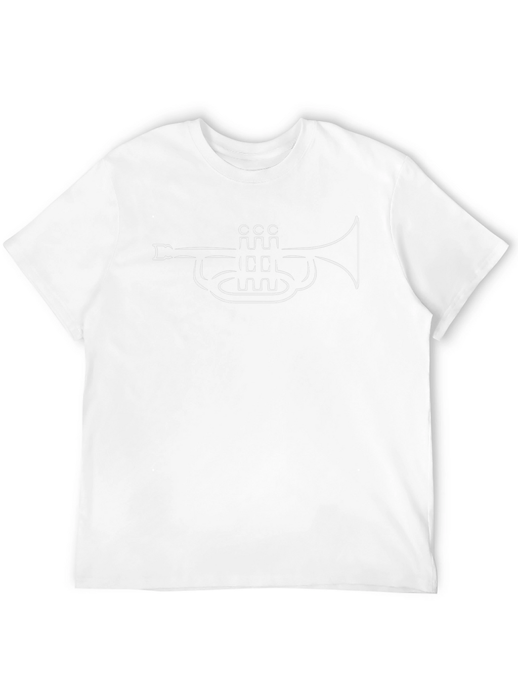 Trumpet Graphic T-Shirt - Black Casual Tee