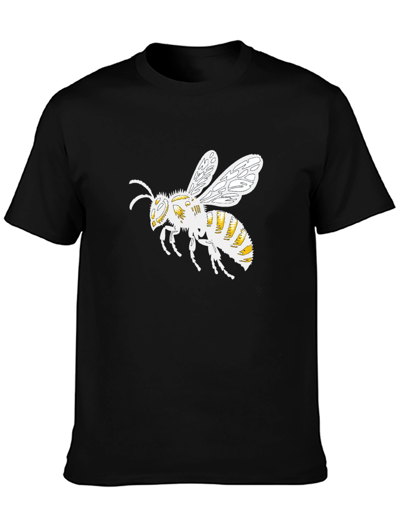 Bee Graphic Black T-Shirt