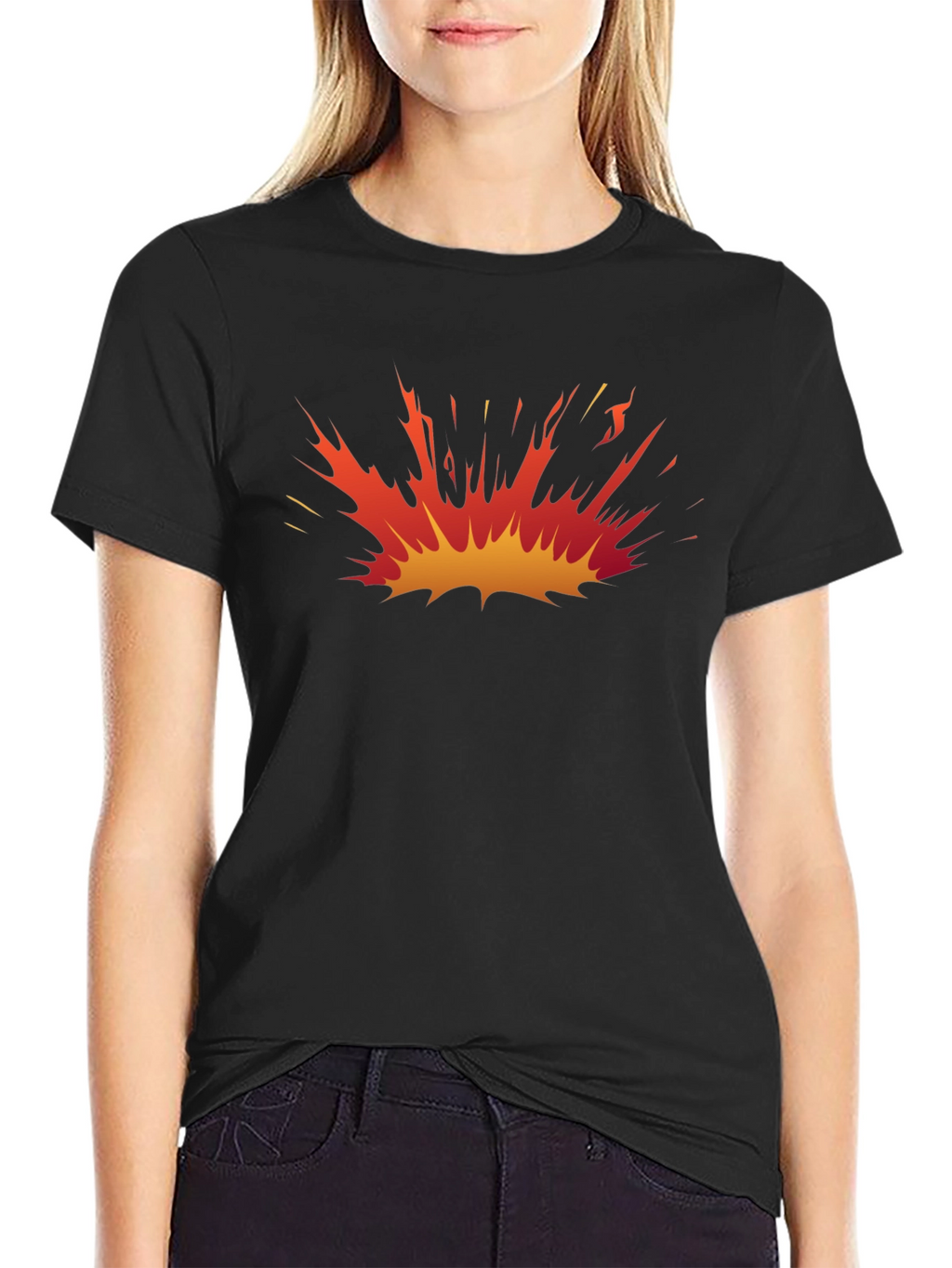 Explosion Graphic Black T-Shirt