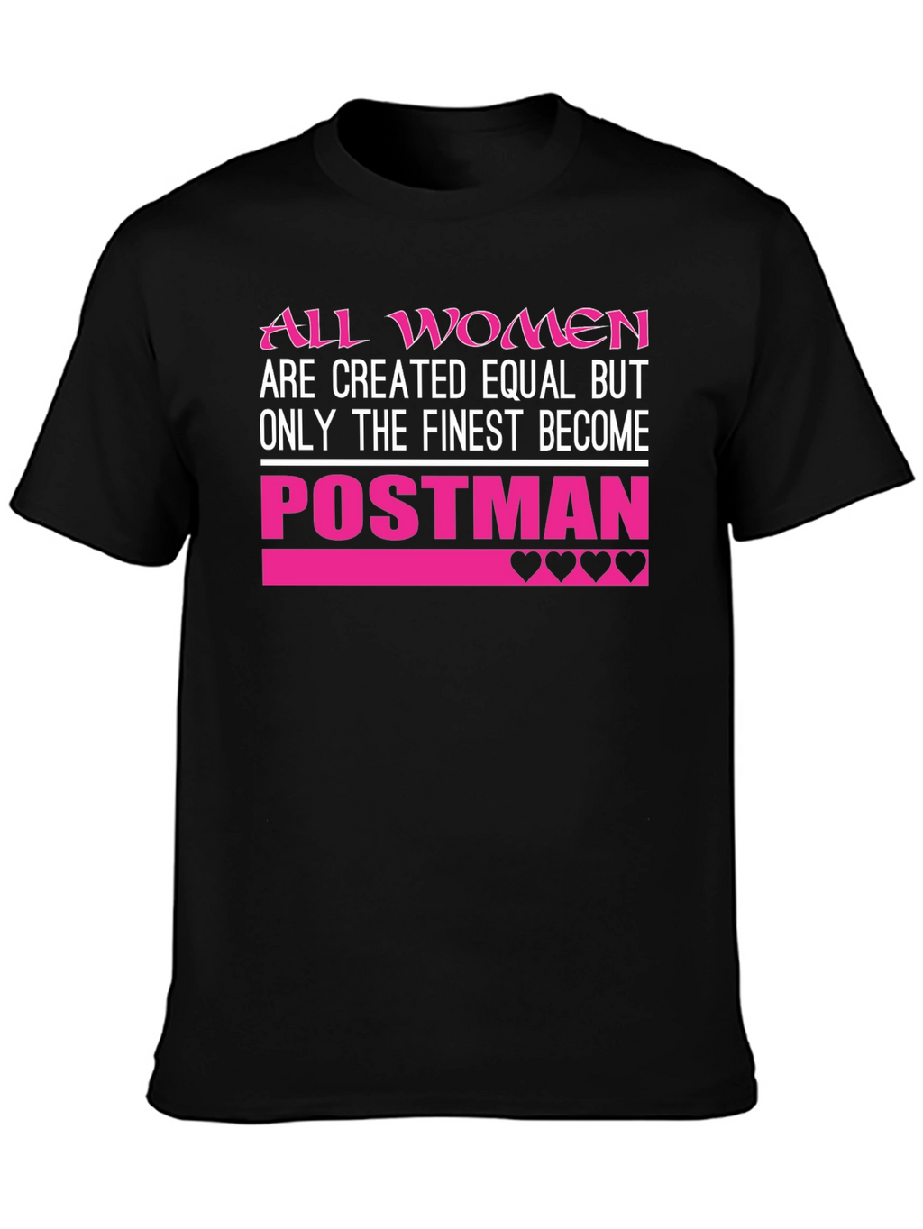 Finest Women Postman T-Shirt - Black