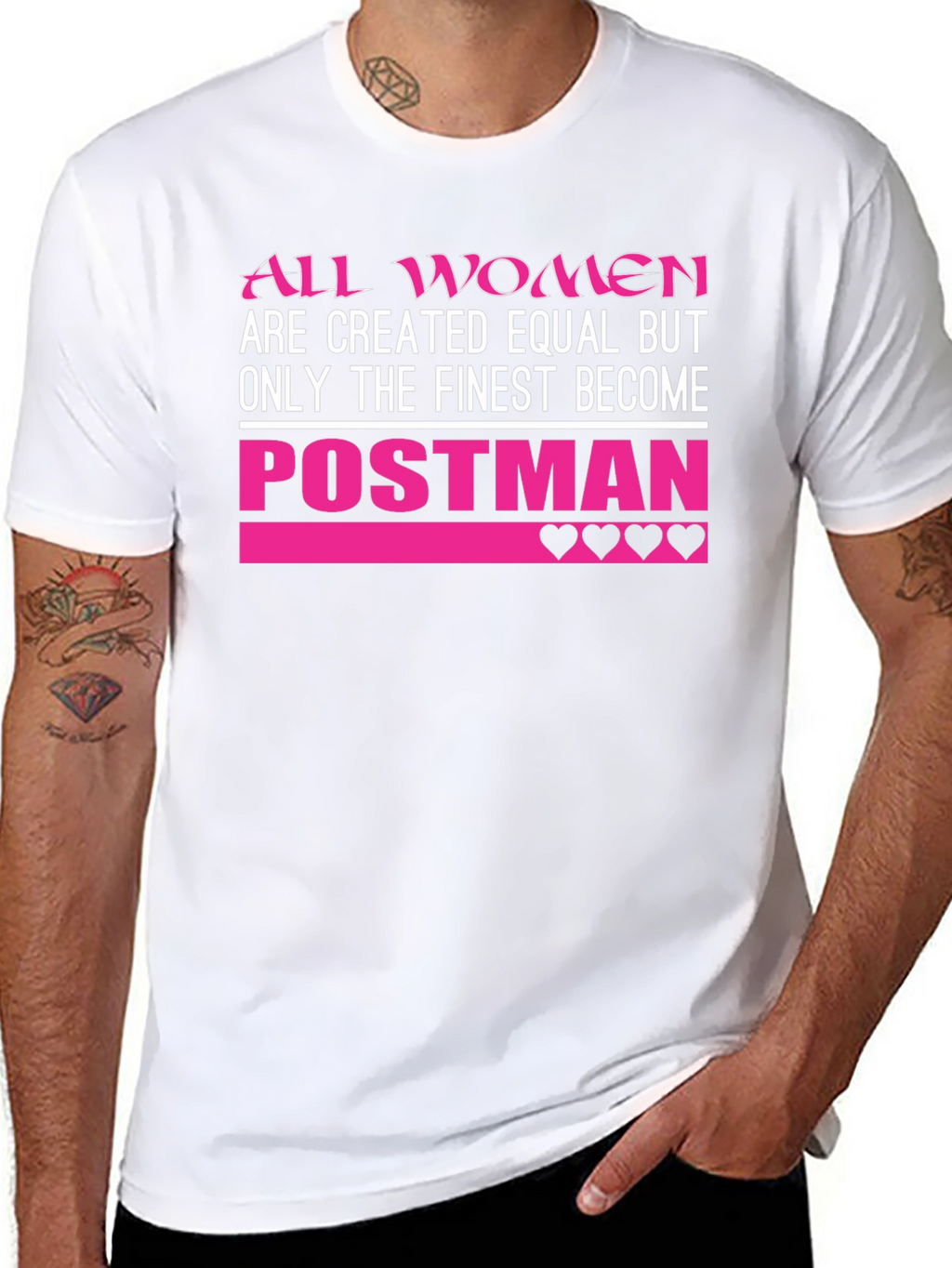 Finest Women Postman T-Shirt - Black