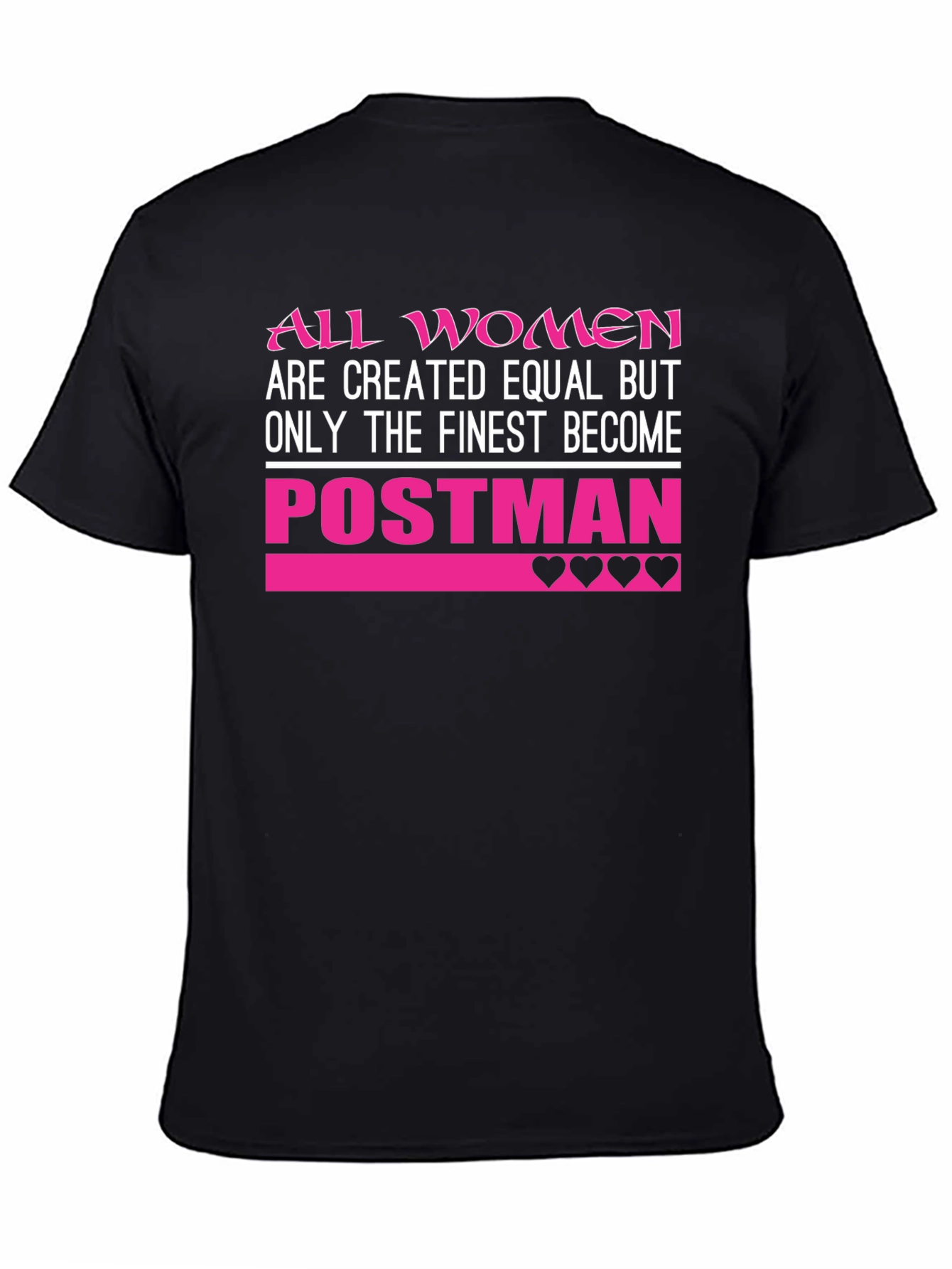 Finest Women Postman T-Shirt - Black