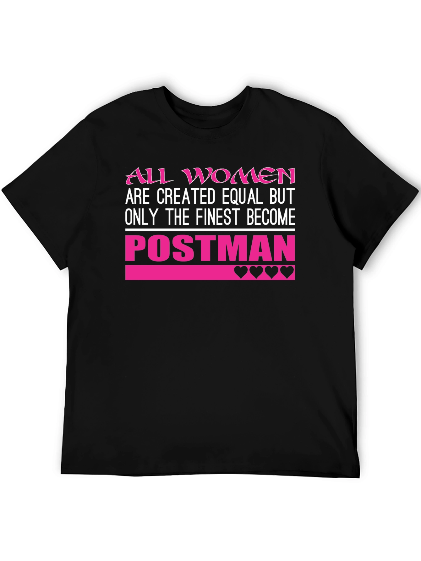 Finest Women Postman T-Shirt - Black