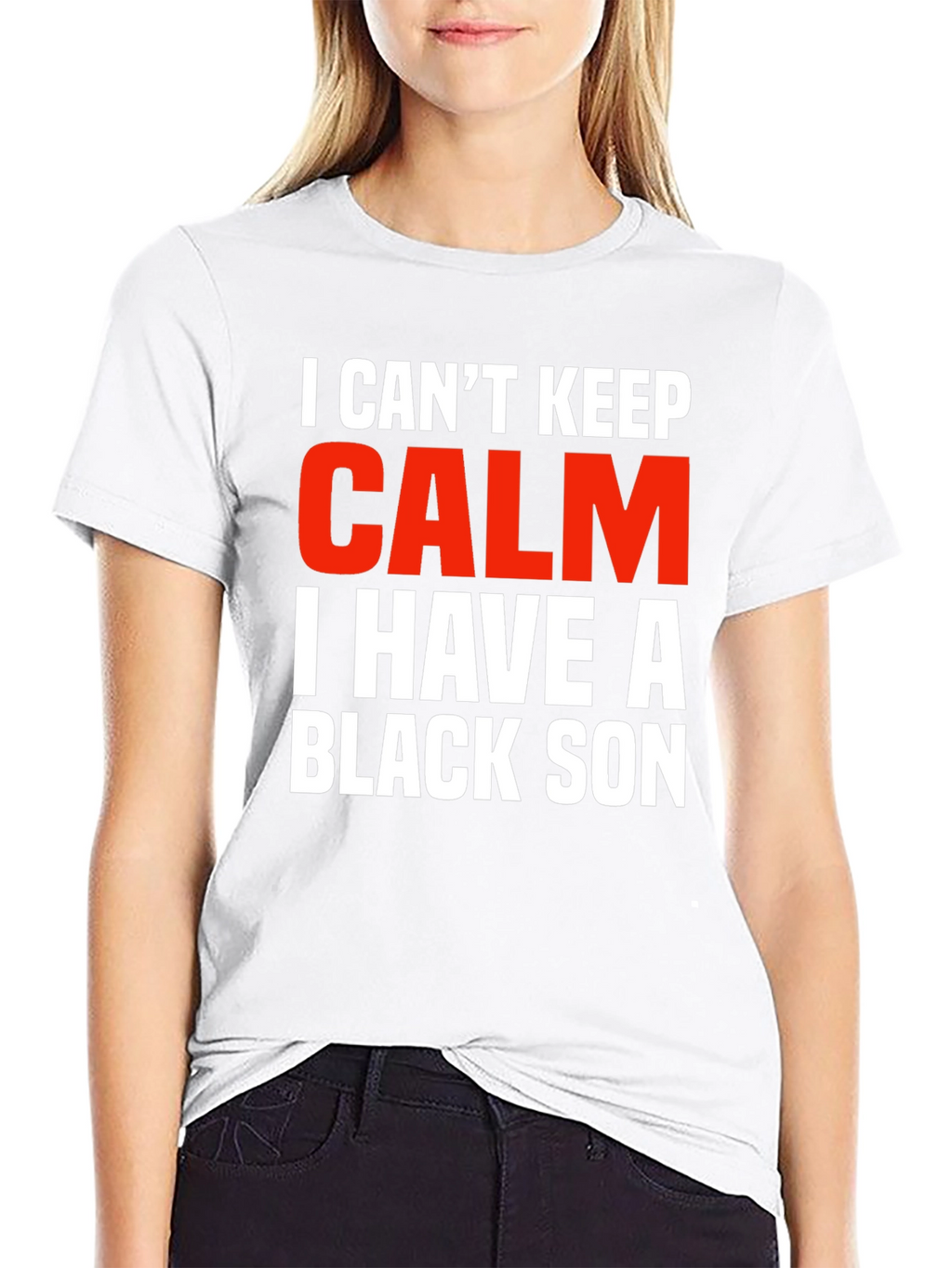I Cant Keep Calm Black Son Novelty Graphic Tee