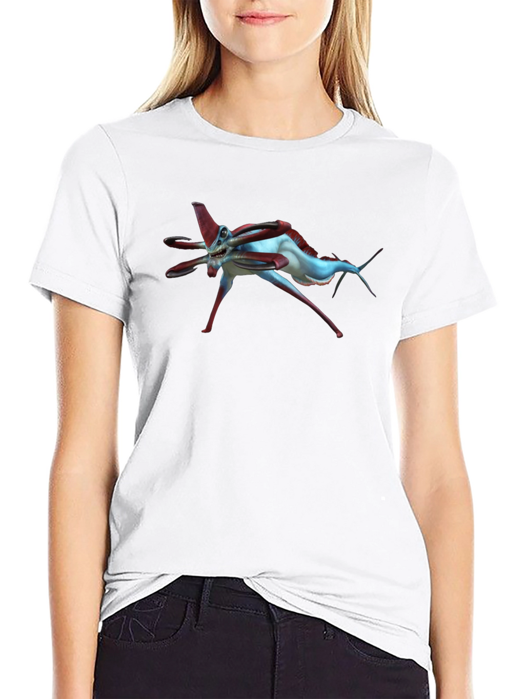 Subnautica Reaper Leviathan Black T-Shirt