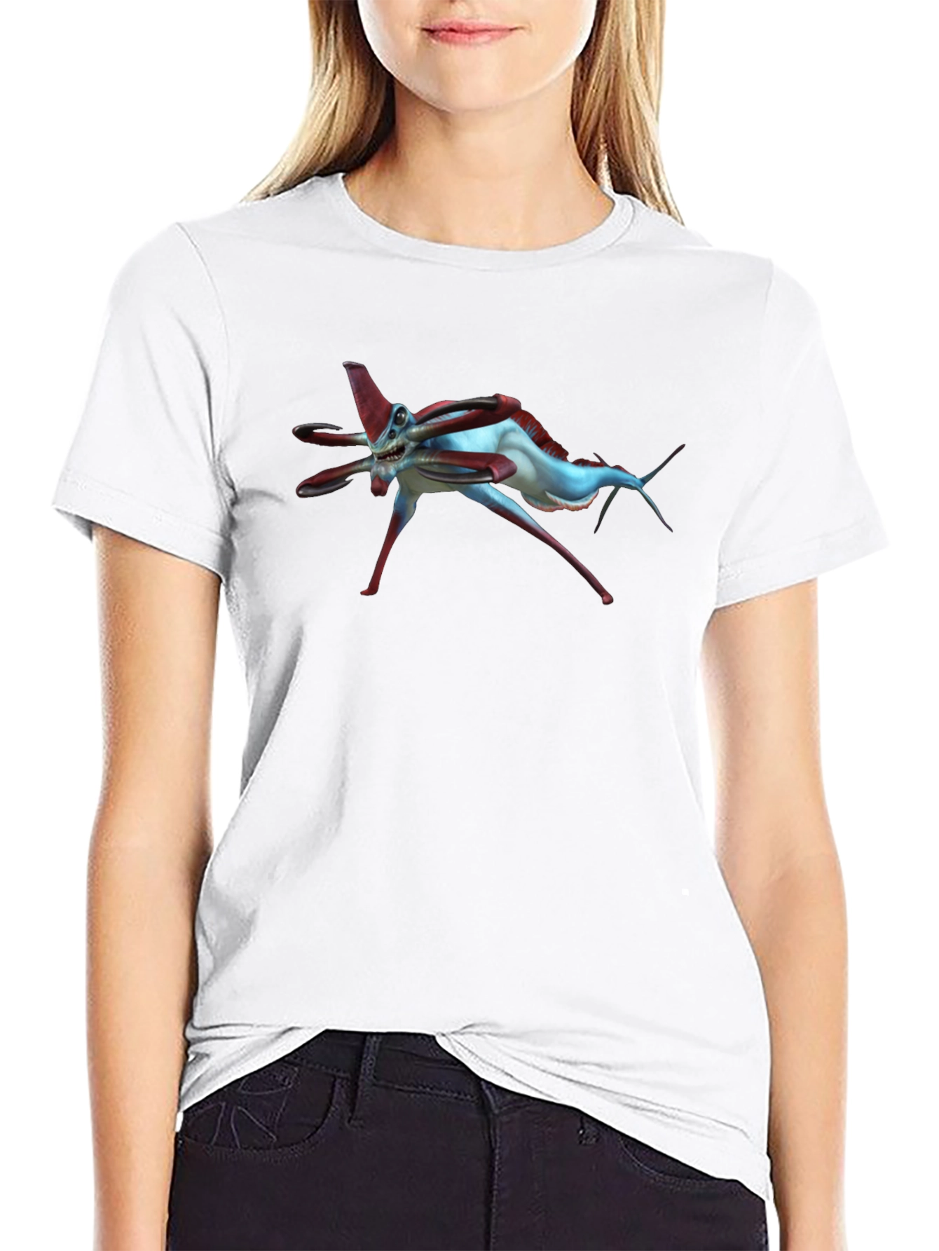 Subnautica Reaper Leviathan Black T-Shirt