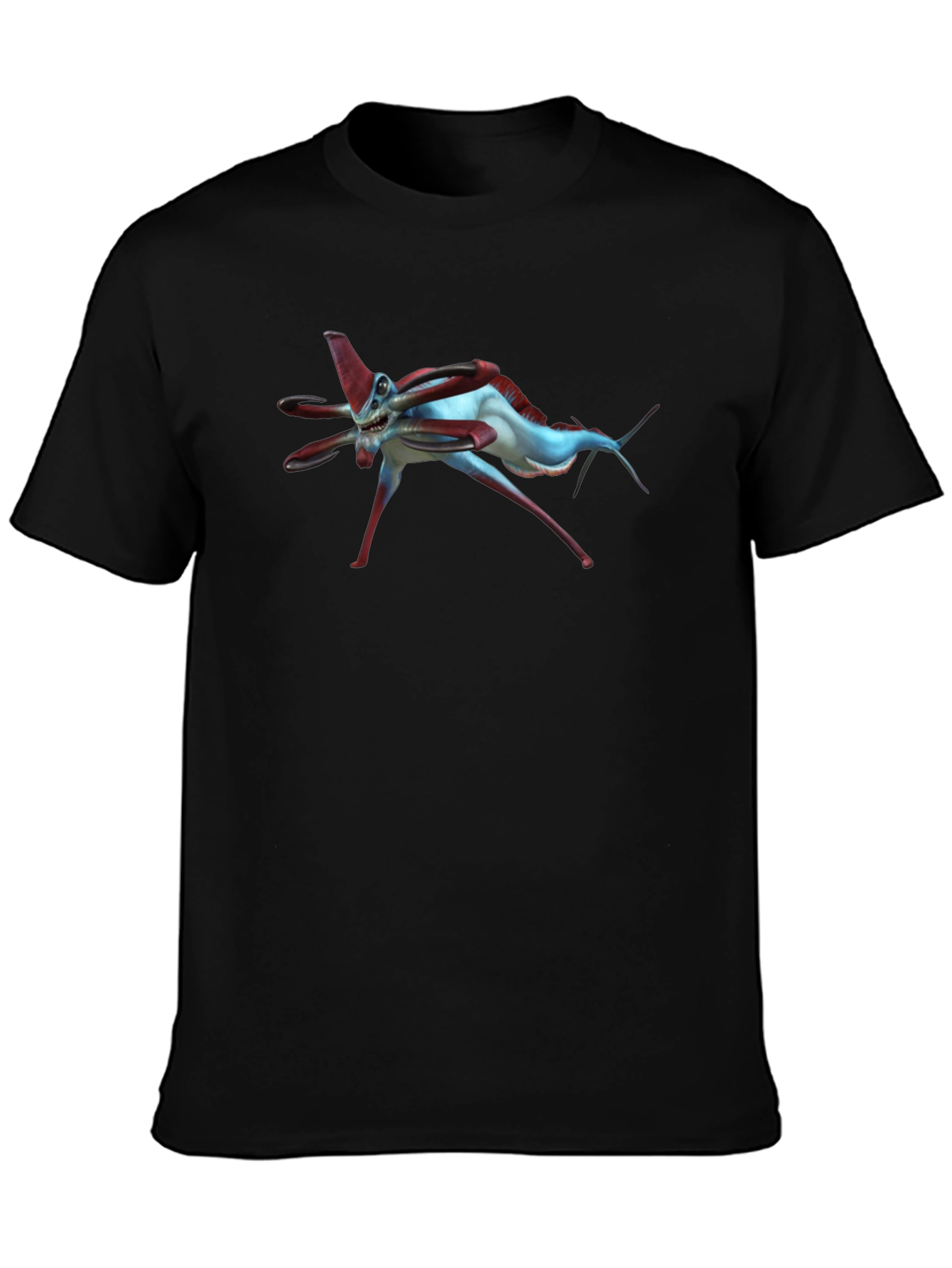Subnautica Reaper Leviathan Black T-Shirt