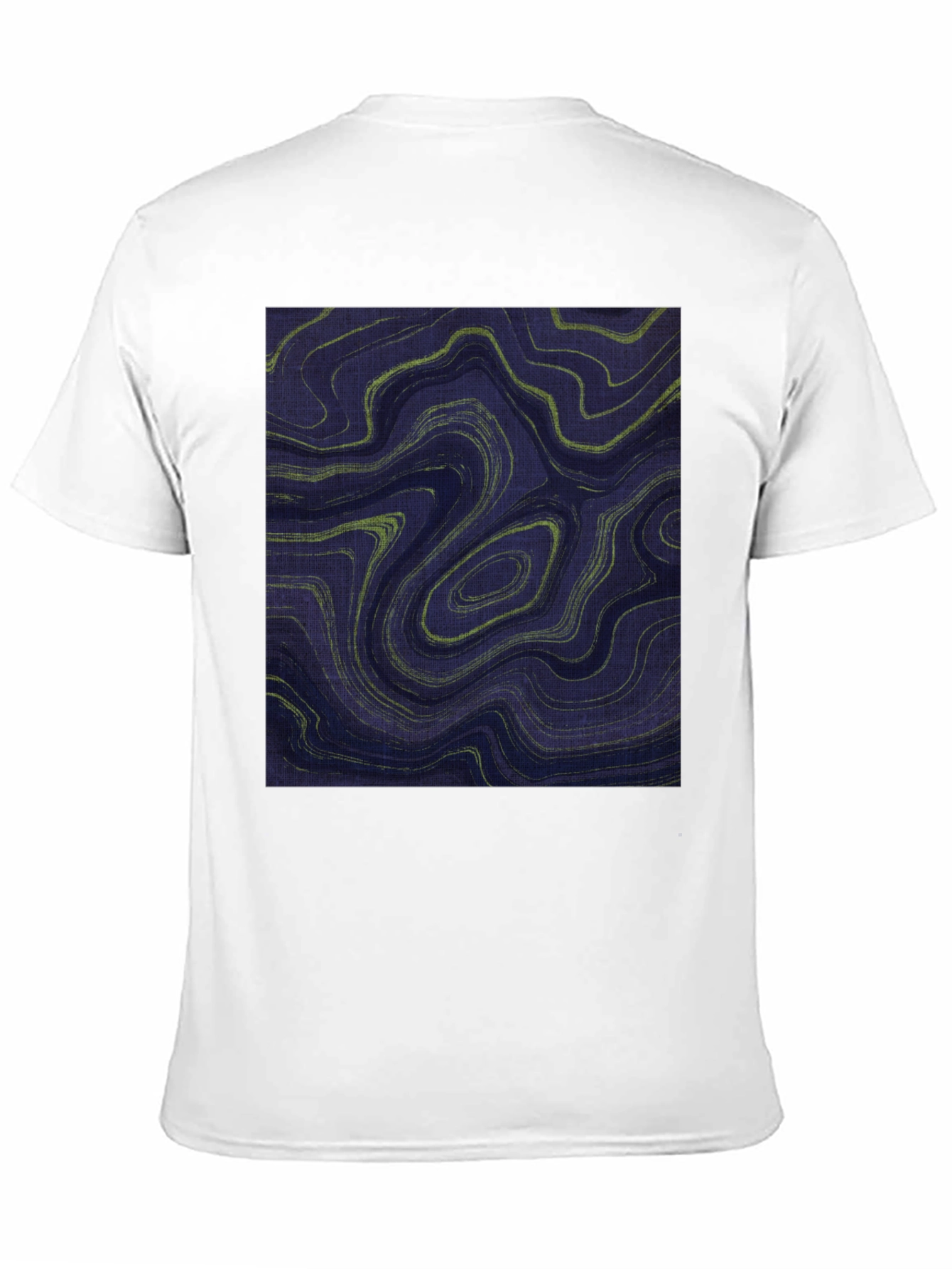 Abstract Swirl Graphic T-Shirt - Modern Art Tee