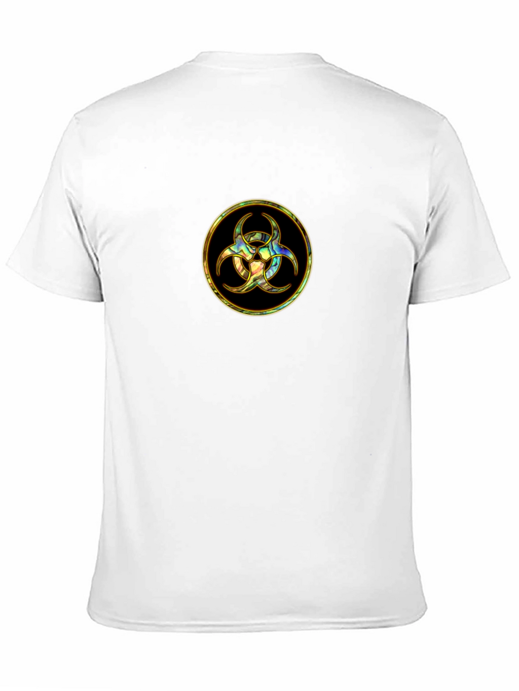 Biohazard Symbol Graphic Tee - Black