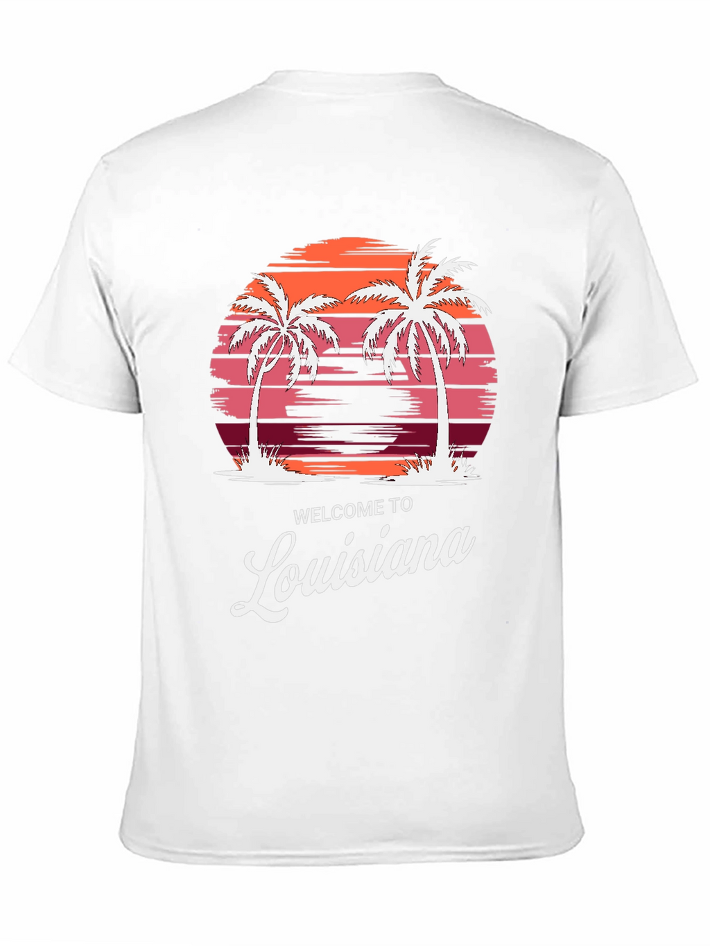Welcome to Louisiana Palm Tree T-Shirt