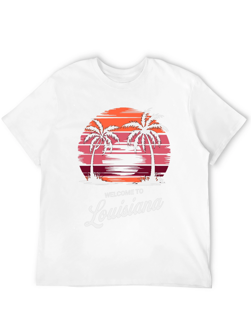 Welcome to Louisiana Palm Tree T-Shirt