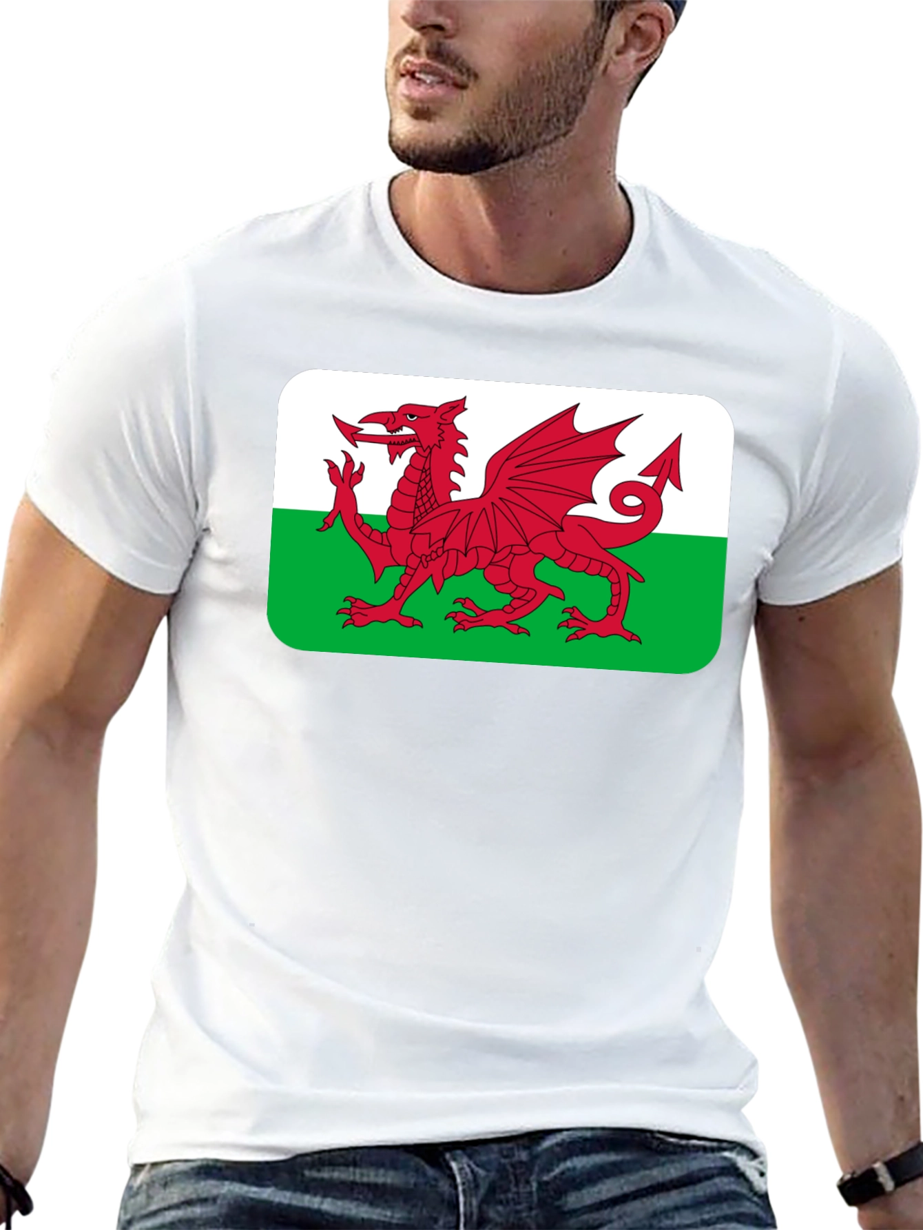 Welsh Dragon Flag T-Shirt - Wales Pride