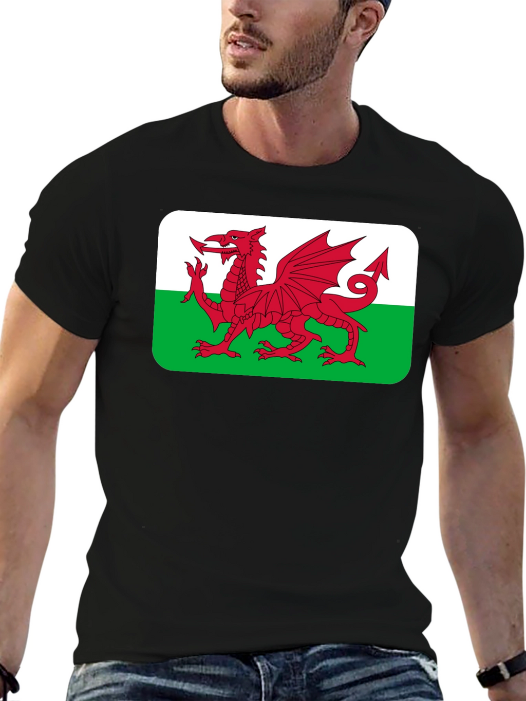Welsh Dragon Flag T-Shirt - Wales Pride