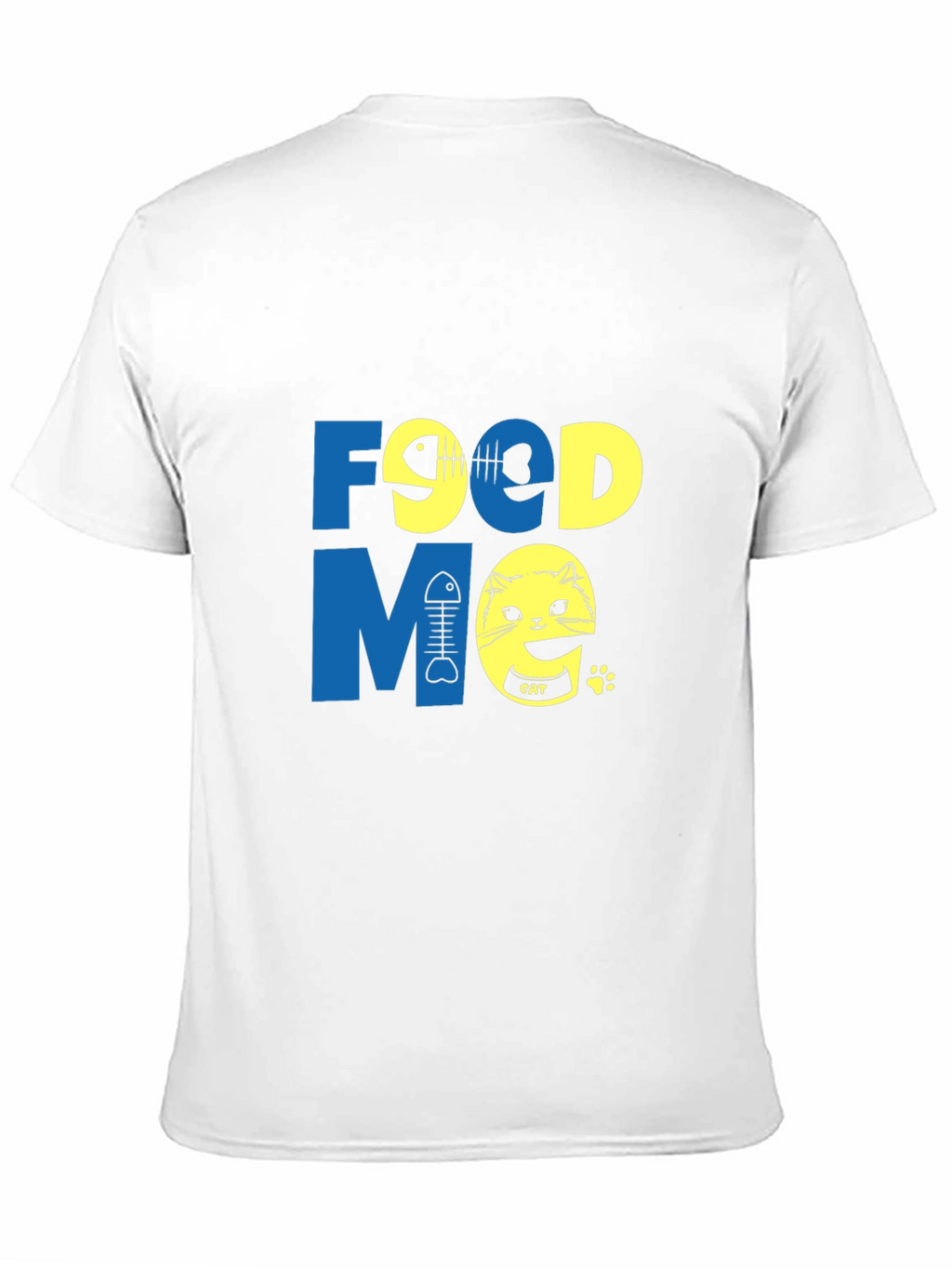 Funny Food Me Cat Graphic T-Shirt