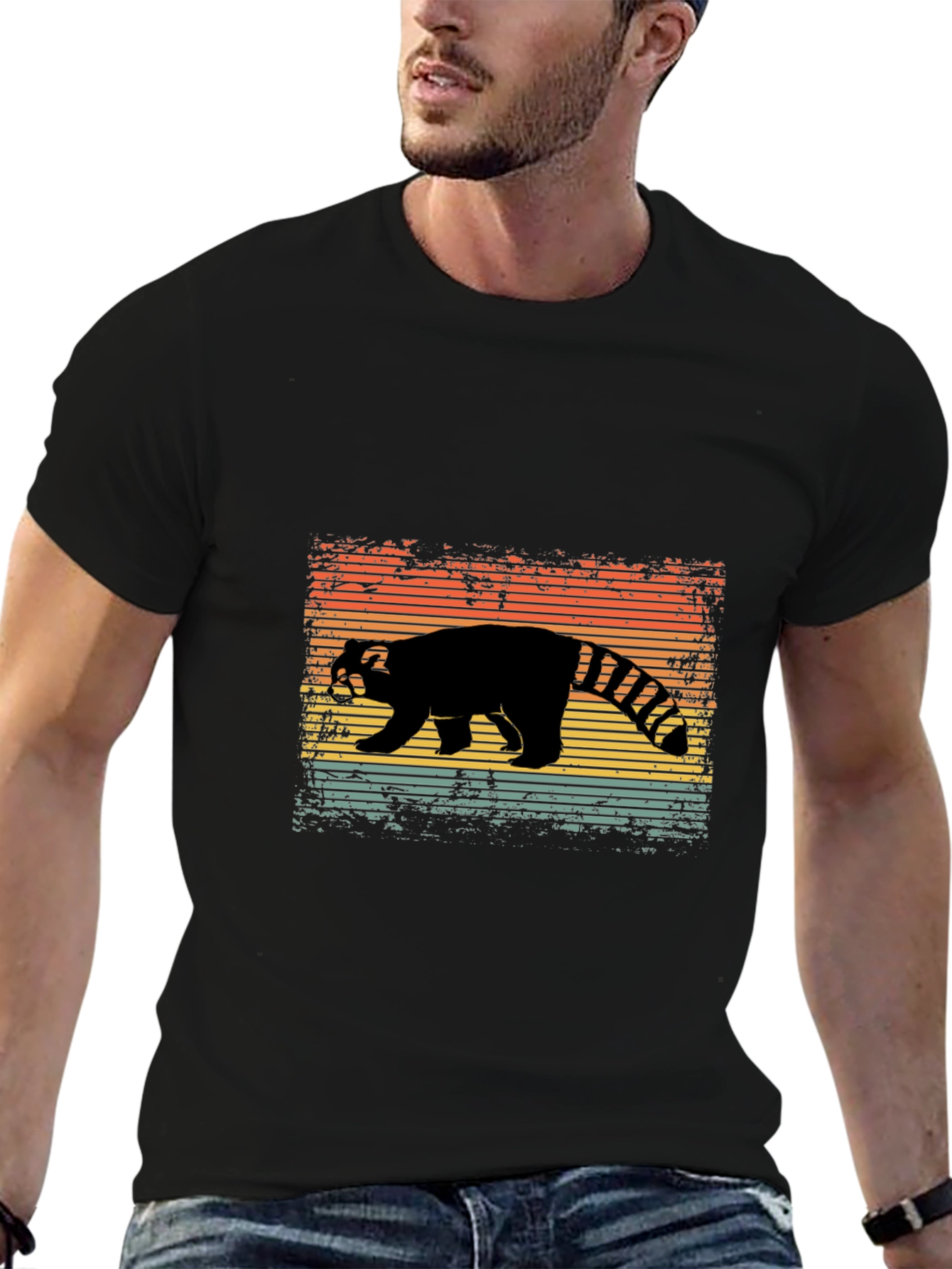 Retro Red Panda T-Shirt