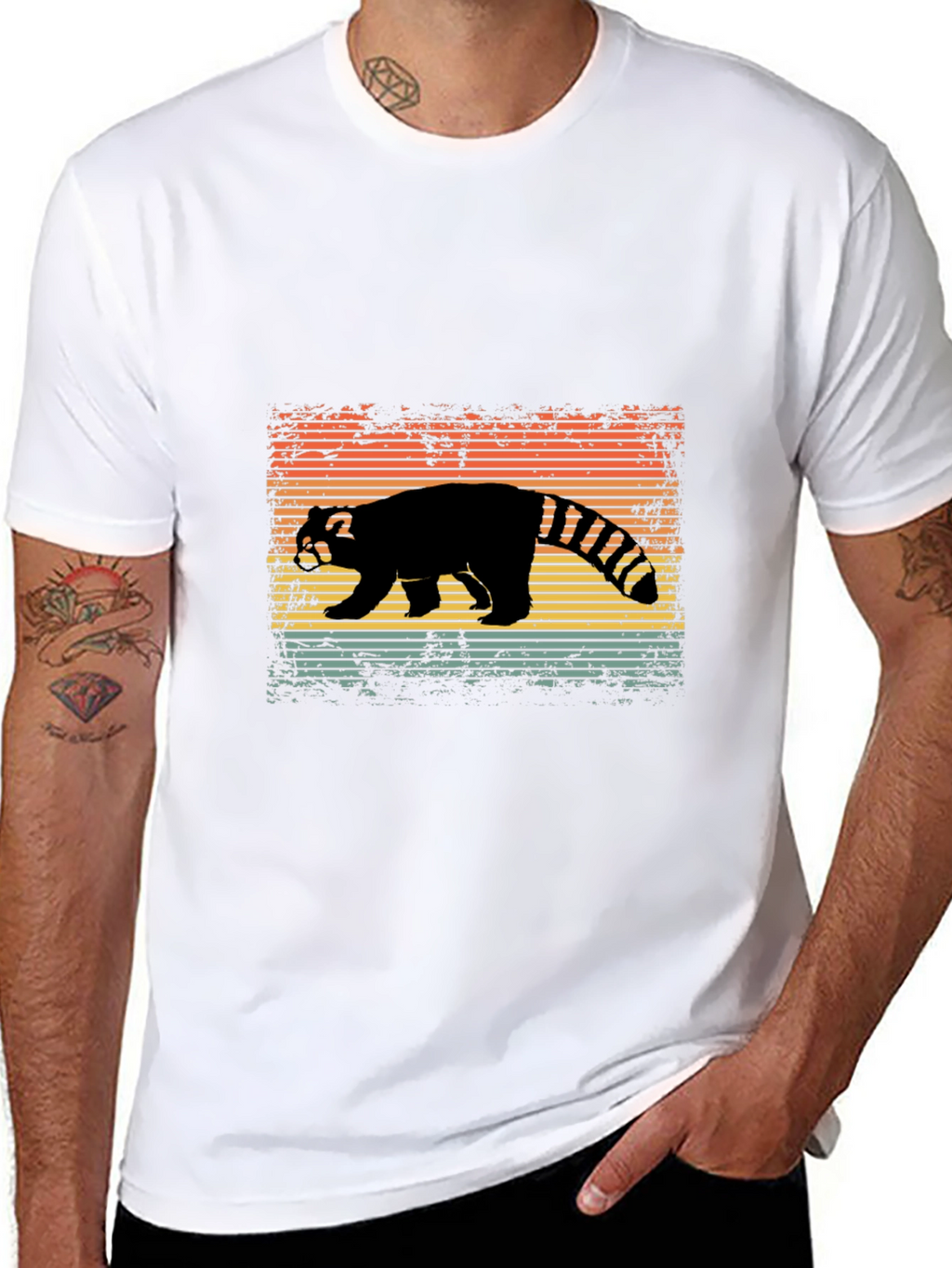 Retro Red Panda T-Shirt